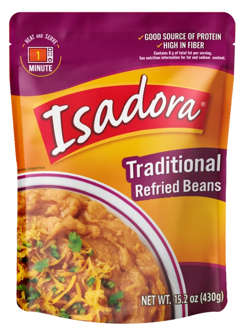 Isadora Traditional Refried Beans pouch