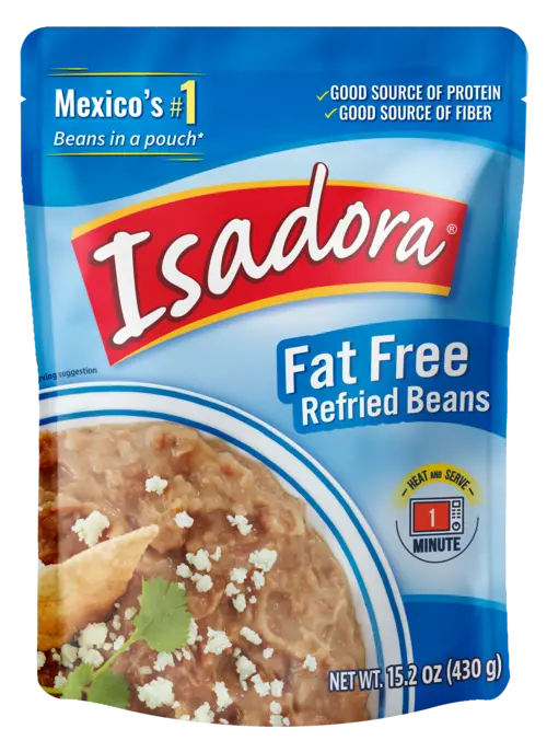Isadora Fat Free Refried Beans pouch