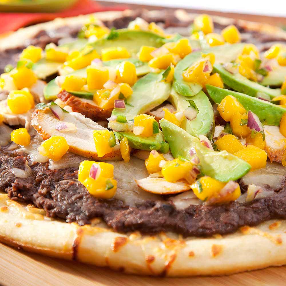 CHICKEN BLACK BEAN PIZZA